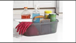 cleaning supply caddy