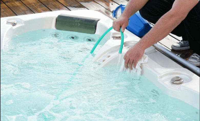 hot tub cleaning service