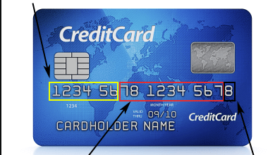 what is the card number on a credit card