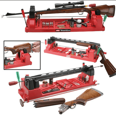 gun vise for cleaning