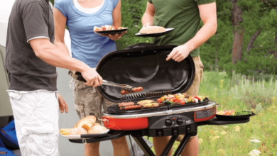 coleman travel grill